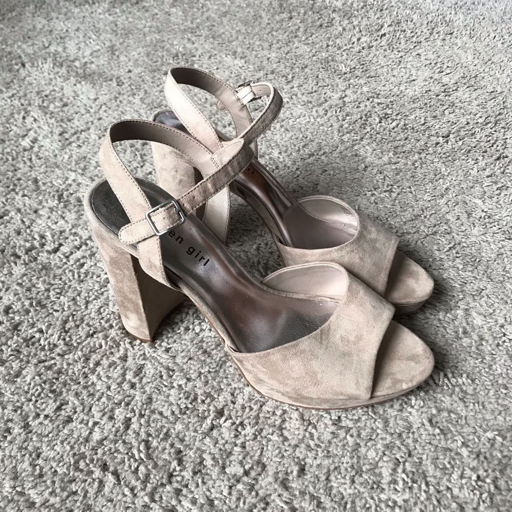 Madden Girl Chunky Suede Heel